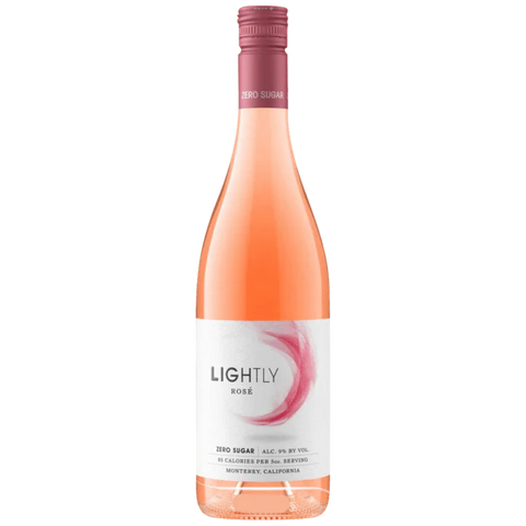 Lightly rosé California wine zero sugar