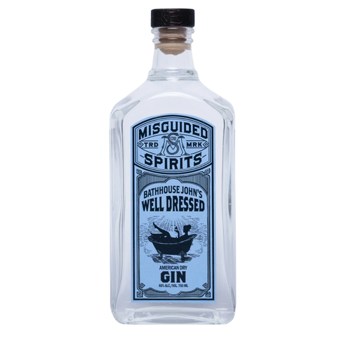 Misguided Spirits Bathhouse John's Well Dressed American Dry Gin