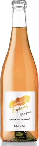Beginning orange wine  Natural skin fermented